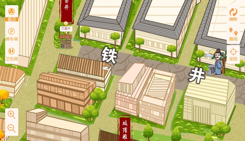 禅城智慧景区：手绘地图与语音导览的完美融合