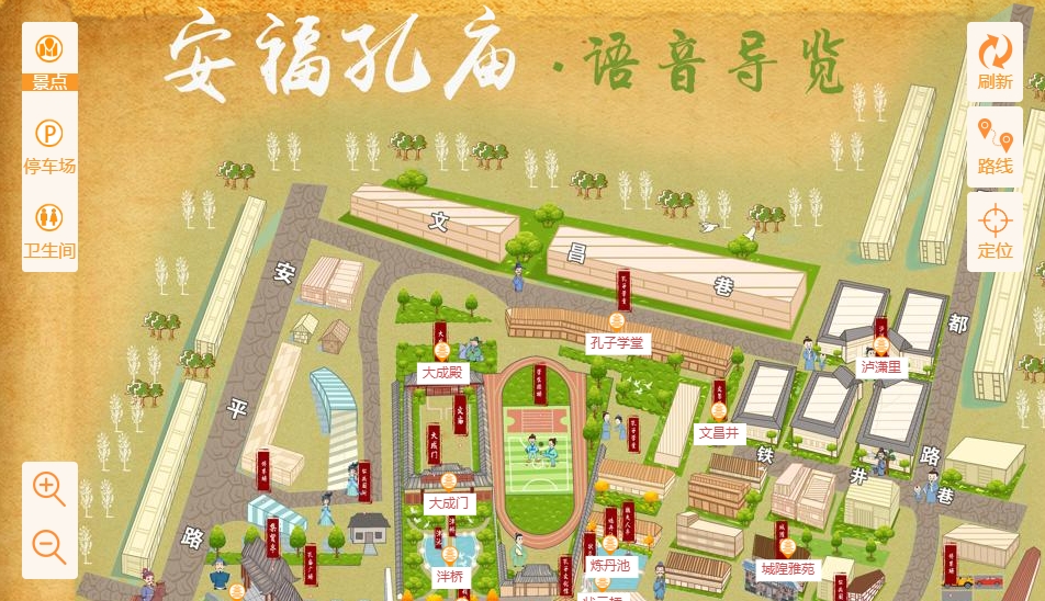 禅城手绘地图：智慧景区智能化服务的延伸